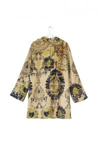 Dhurrie Taupe Velvet Boyfriend Jacket - Image 2