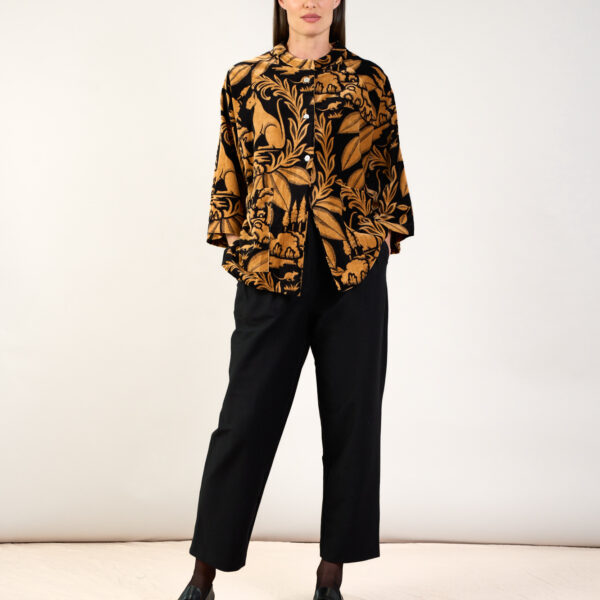 One Hundred Stars Sphinx Black Velvet Jacket