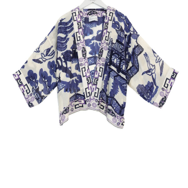 One Hundred Stars Giant Willow Blue Kimono