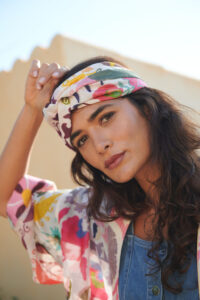 One Hundred Stars Susani Pink Headband - Image 2