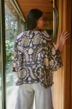 One Hundred Stars Susani Charcoal Kimono - Image 3