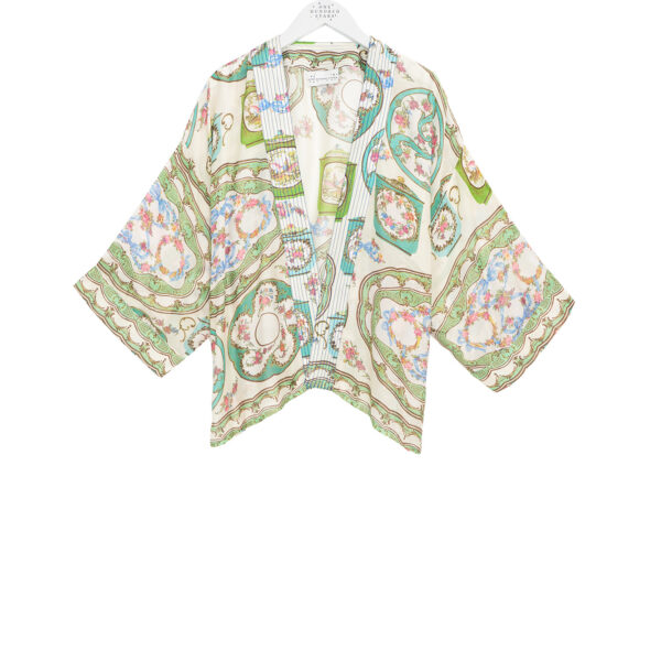 One Hundred Stars Afternoon Tea Green Kimono