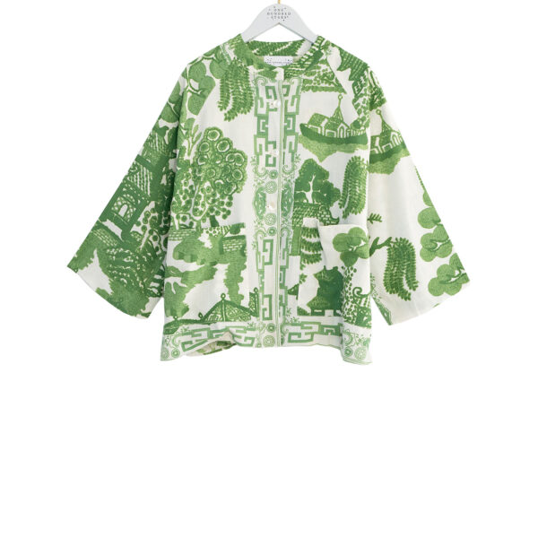 One Hundred Stars Giant Willow Green Summer Jacket