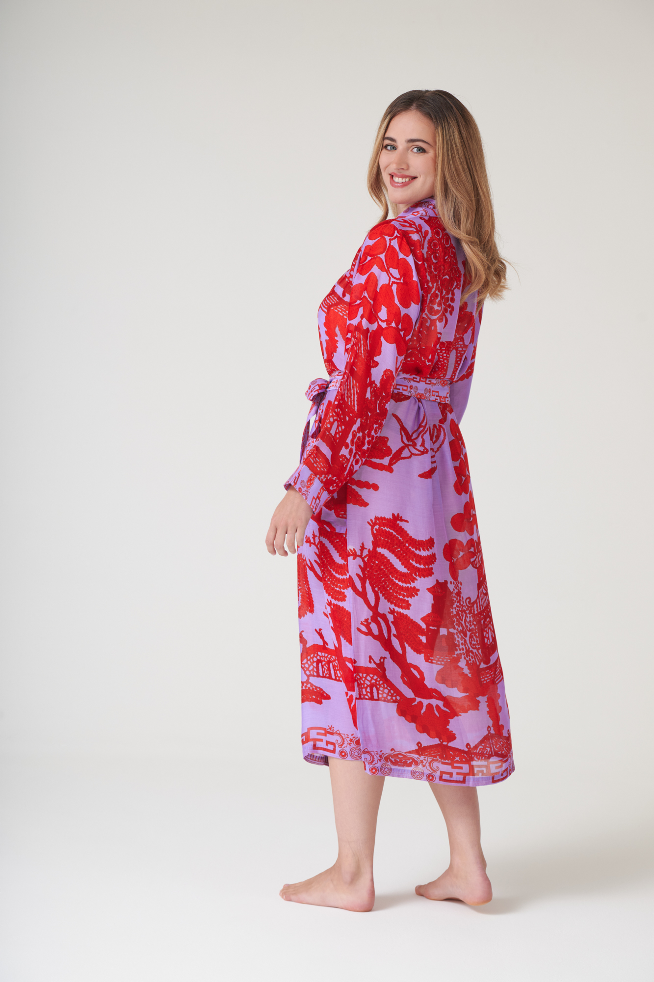 One Hundred Stars Giant Willow Violet Gown - Image 3