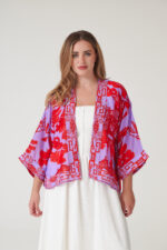 One Hundred Star Giant Willow Violet Kimono - Image 2