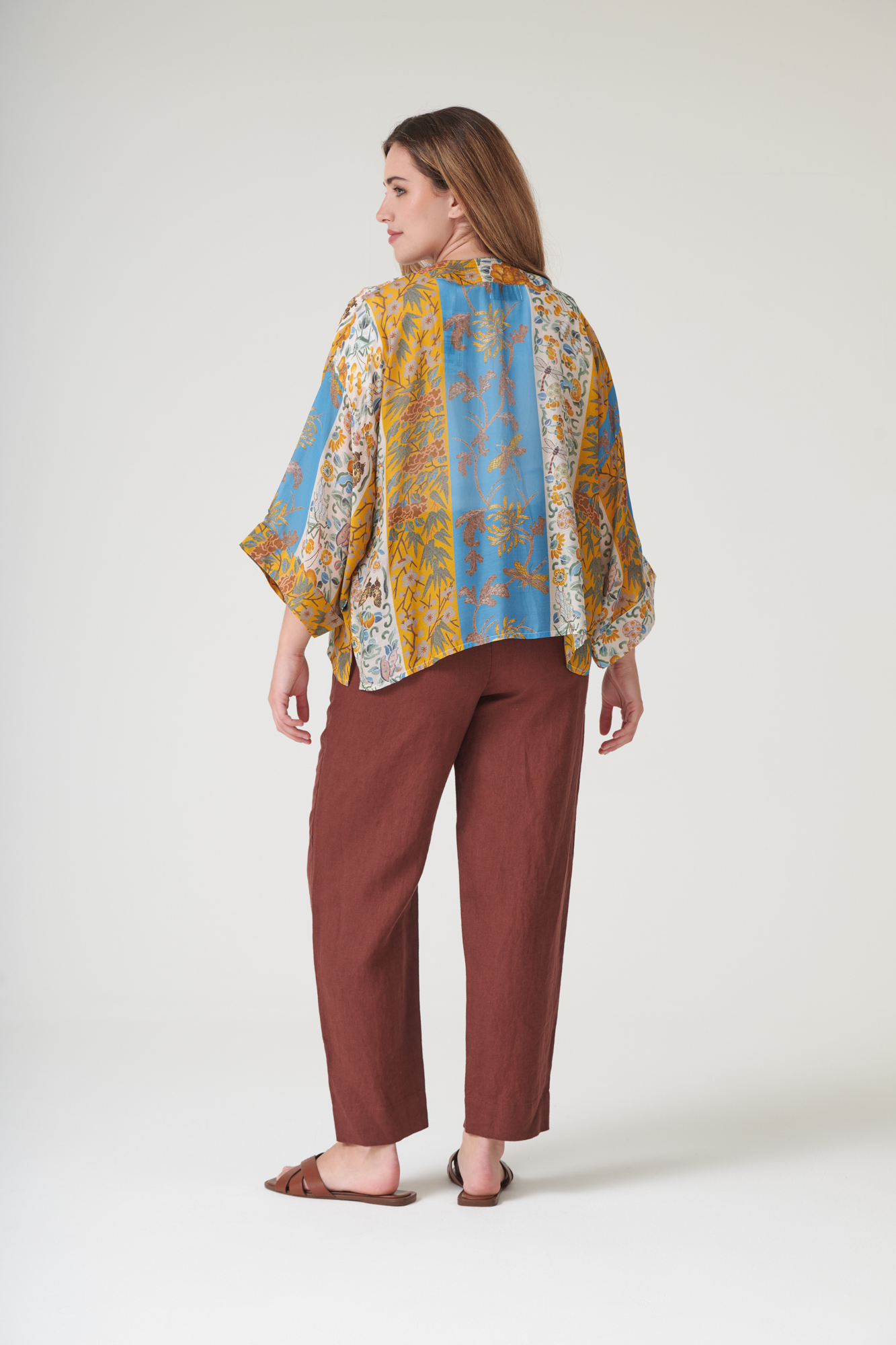 One Hundred Stars Ribbons Gold Kimono - Image 3