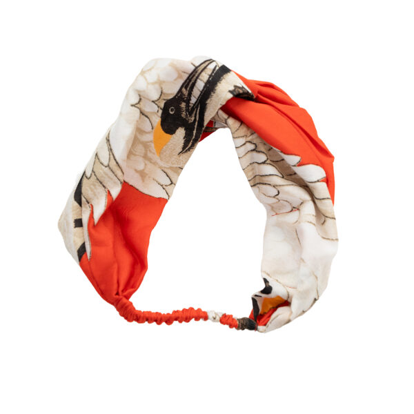 One Hundred Stars Stork Scarlet Headband
