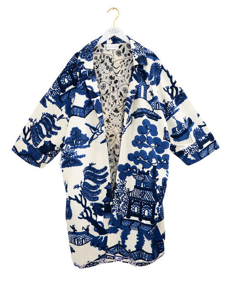One Hundred Stars Giant Willow Blue Artisan Coat