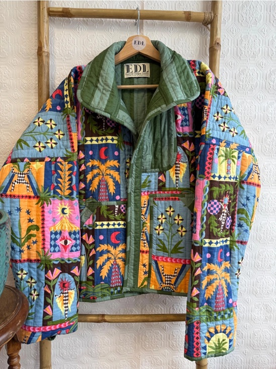 Cotton Quilted Reversible Jacket