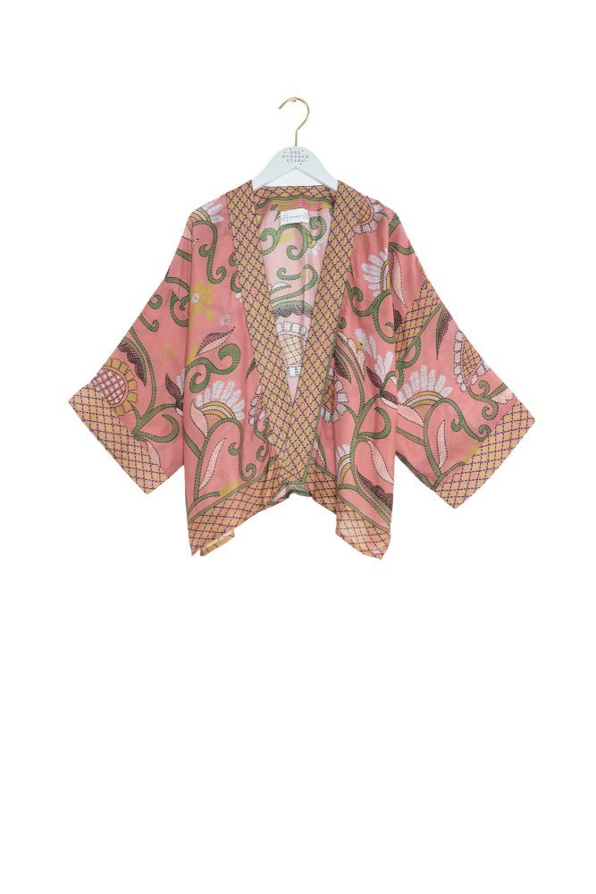 One Hundred Stars Giant Kantha Dusk Kimono