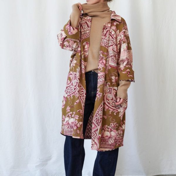 One Hundred Stars Angels Olive Artisan Coat